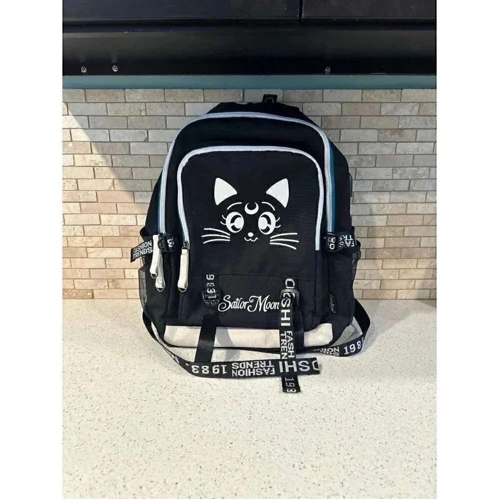 Roffatide‎ Anime Sailor Moon Luminous Backpack Laptop Backpack b8